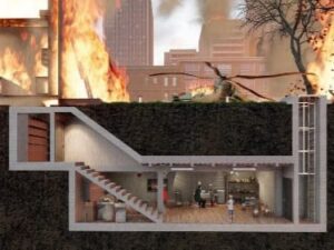 Bunker antiatomici su edifici in costruzione